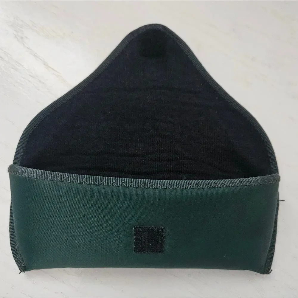 PGA tour green glasses sunglass case with hook and loop closure with soft‎ case
